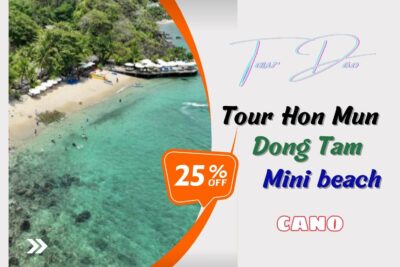 Tour 3 đảo hòn mun Nha Trang