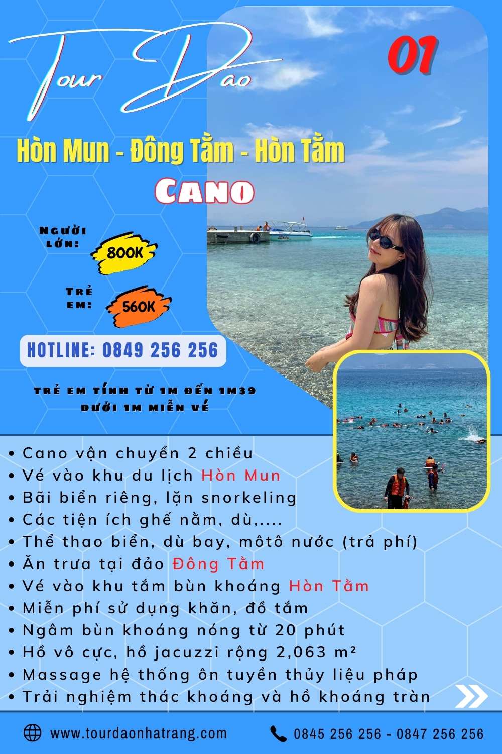 Tour 3 đảo Nha Trang 8 tour đảo nha trang hòn mun