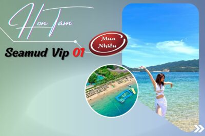 vé hòn tằm seamud vip trọn gói