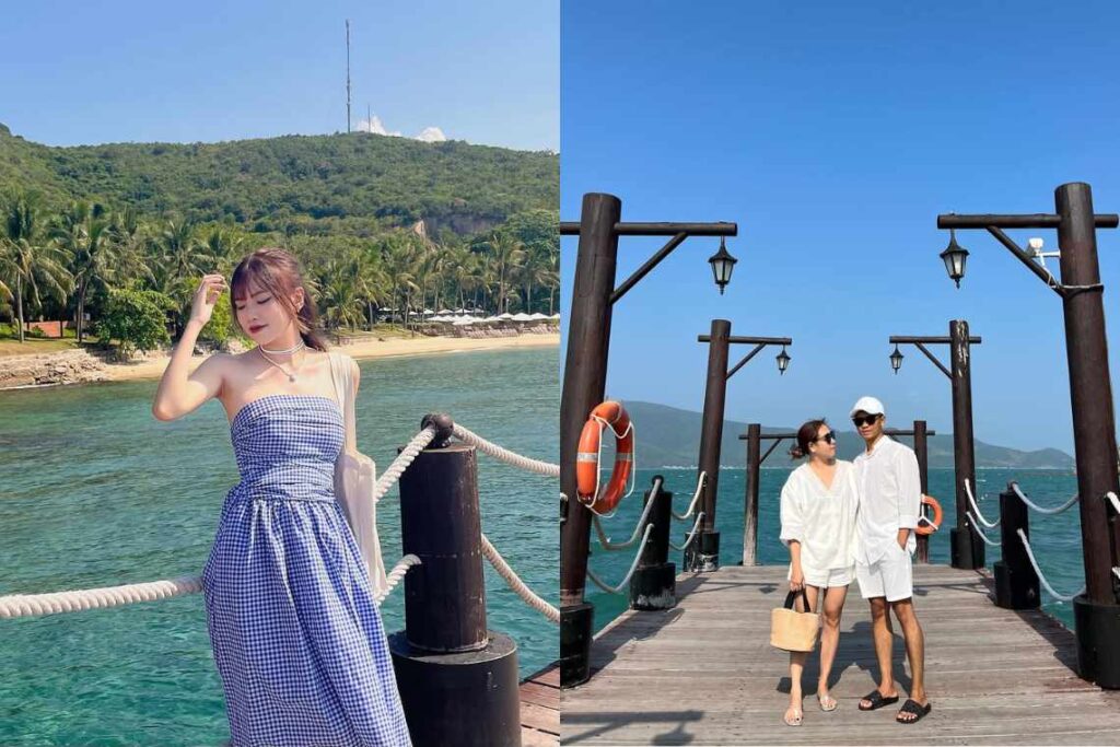 Cầu Cảng Gỗ - Địa điểm Check-in Hot tại Hòn Tằm Nha Trang 4 cầu cảng Hòn Tằm